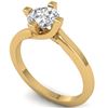 Image 2 : 1 CTW Certified VS/SI Diamond Solitaire Ring 14K Yellow Gold - REF-278T3M - 30398