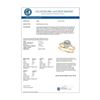 Image 3 : 1.11 CTW Certified VS/SI Diamond 2Pc Wedding Set Solitaire Halo 14K Yellow Gold - REF-197W3F - 30860