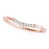Image 5 : 1.25 CTW Certified VS/SI Diamond Solitaire 2Pc Wedding Set 14K Rose Gold - REF-362Y2K - 31899