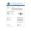 Image 3 : 1.0 CTW VS/SI Oval Diamond Solitaire Engagement Ring 18K Yellow Gold - REF-283W5F - 35749