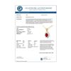 Image 2 : 0.51 CTW Ruby & Diamond Pendant 10K Yellow Gold - REF-13T3M - 12622