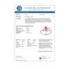 Image 2 : 0.42 CTW Tanzanite & Diamond Ring 14K Rose Gold - REF-24W2F - 10439