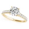 Image 2 : 1.61 CTW Certified VS/SI Diamond Solitaire 2Pc Wedding Set 14K Yellow Gold - REF-225Y6K - 31702
