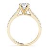 Image 4 : 1.61 CTW Certified VS/SI Diamond Solitaire 2Pc Wedding Set 14K Yellow Gold - REF-225Y6K - 31702