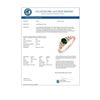 Image 2 : 0.74 CTW Emerald & Diamond Ring 14K Rose Gold - REF-21W3F - 10106