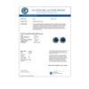 Image 3 : 1.57 CTW Certified Intense Blue SI Diamond Solitaire Stud Earrings 10K Rose Gold - REF-127T5M - 3661
