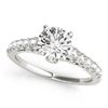 1.25 CTW Certified VS/SI Diamond Solitaire Ring 18K White Gold - REF-211Y3K - 27594