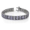 18.26 CTW Tanzanite & Diamond Bracelet 14K White Gold - REF-396K9W - 11656