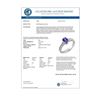 Image 3 : 1.25 CTW Tanzanite & Diamond Ring 18K White Gold - REF-57W3F - 10884