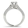 Image 2 : 1.1 CTW Certified VS/SI Diamond Solitaire Ring 18K White Gold - REF-152M2H - 27519