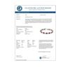 Image 2 : 10.04 CTW Pink Tourmaline & Diamond Bracelet 14K White Gold - REF-150W2F - 10755