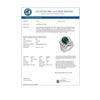 Image 3 : 4.75 CTW Emerald & Diamond Ring 18K White Gold - REF-154W2F - 13364
