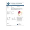 Image 2 : 2.48 CTW Ruby & Diamond Ring 14K Yellow Gold - REF-45X5T - 13720