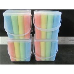4 New Cases of Sidewalk Chalk / 12 pieces per case / 48 total
