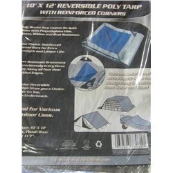 New 10ft x 12ft Reversable Tarp