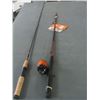 Image 1 : 2 New Fishing Rods / 1 junior grappie 1 piece 4ft 6"  & 5ft 6" South bend