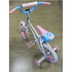 Girls Huffy Bike with training wheels