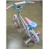 Image 1 : Girls Huffy Bike with training wheels