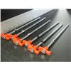 Image 1 : 6 New Super  Heavy Duty Tent Stakes 1/4" thick x 10"/ Exc. for hard ground