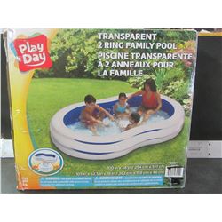 Play Day 2 Ring Family Pool / 100 x 58 x 18" deep