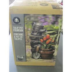 New Tulip Pot Fountain / perfect for back yard or patio