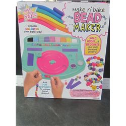New Make and Bake Bead Maker/ mold, model & decorate your own jewelry