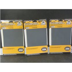 New Gator Grit 1500 grit Waterproof Sandpaper / 3 packs of 6 ==18 total