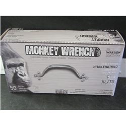New Monkey Wrench 8 mil Heavy Weight Nitrile black disposable gloves