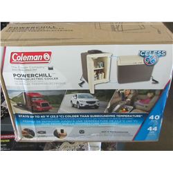 New Coleman 12 Volt Powerchill Cooler/ comes with 110/or 12volt