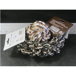 New Dog Braided Rope Ball and Hoop toys