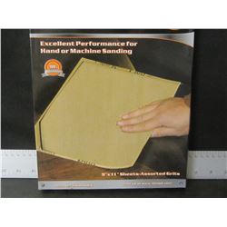 1 new case 40 Sandpaper / 9 x 11" sheets / 60-100-150-240 grits/ 10 of each