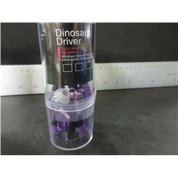 New Dinosaur Driver Zippered Portable Headphones /