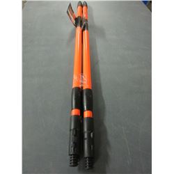 2 New Telescoping Handles / locks secure paint rollers/brushes/brooms ect.