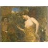 Image 1 : BROWNELL, Peleg Franklin, R.C.A., 1856-1946.  "Satyr and Bachante".  Huile sur toile, signée....