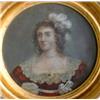 Image 1 : École anglaise 19e S./19th C. English School.  "Lady Digby".  Huile sur métal.  Oil on metal....