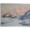 Image 1 : KETTEMANN, Erwin, 1897-1971.  "Alpine Sunset in the Tyrol".  Huile sur toile, signée....