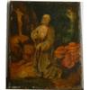 Image 1 : École flamande 17e S./17th C. Flemish School.  "St-Jerome".  Huile sur panneau....