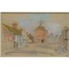 Image 1 : DES CLAYES, Alice, A.R.C.A. 1891-1971.  "Rue de village".  Pastel, signé.  Pastel, signed.  Prove...
