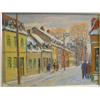 Image 1 : CONSTANTINEAU, Fleurimond, 1905-1981.  "Rue de Québec".  Huile sur panneau, signée.  Signée, titr...