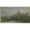Image 1 : WHITE, George Harlow, R.C.A., 1817-1888.  "View of Windsor Castle".  Aquarelle, signée.  Signée e...