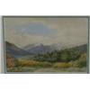 Image 1 : WAY, Charles Jones, R.C.A., 1835-1910.  "White Mountains".  Aquarelle, monogrammée et datée "1860...
