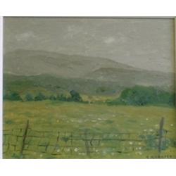 ROBERTS, William Goodridge, R.C.A., 1904-1974.  "Summer Day, Laurentians, Quebec"....