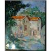 Image 1 : TATOSSIAN, Armand, R.C.A., 1948-    .  "Un petit village".  Huile sur toile, signée.  Signée et t...