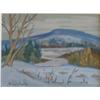 Image 1 : TREMBLAY, Fernand.  "Lac Rossy, Mont-Tremblant".  Huile sur panneau, signée.  Signée et titrée ve...