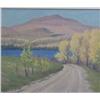 Image 1 : PFEIFFER, Gordon Edward, 1899-1983.  "Laurentian Lake View from the Road".  Huile sur panneau, si...