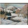 Image 1 : LEMIEUX, Emile, 1889-1967.  "Paysage d'Hiver".  Huile sur toile, signée et datée "38"....