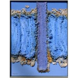 TOUPIN, Fernand, R.C.A., 1930-   .  "Abstraction".  Huile sur toile, signée et datée "70"....