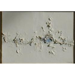 TOUPIN, Fernand, R.C.A., 1930-    .  "Sans Titre".  Huile sur panneau, signée et datée "64"....