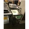 Image 2 : 2 SMALL STAINLESS STEEL PREP TABLES WITH CART