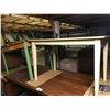 Image 2 : LARGE WOOD DINING TABLE WITH GEAR MECHANISM BASE